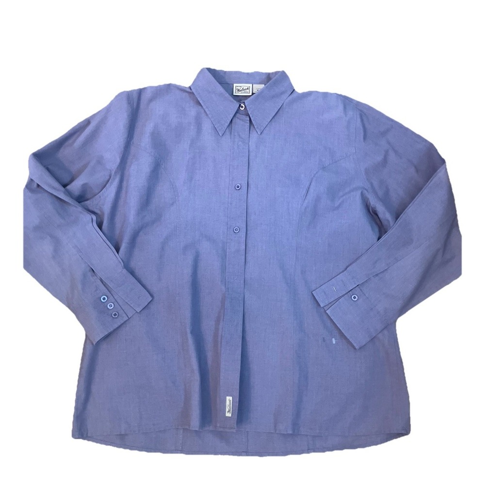 Woolrich Button Up Shirt Sz XL PURPLE Long Sleeve